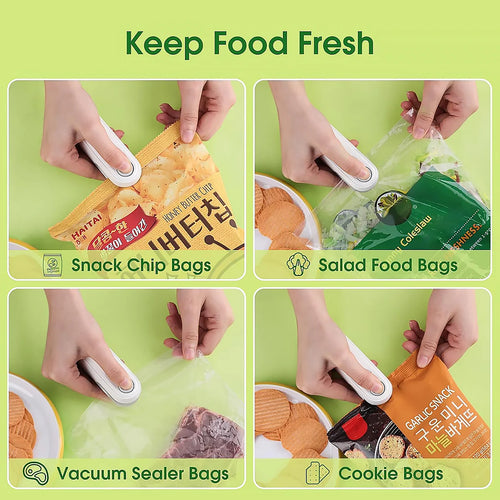 Mini Bag Sealer 2 In 1 Seal&Cutter Heat Sealers